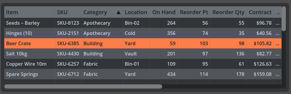 Table Grid thumbnail